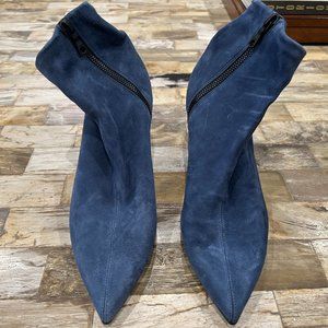 Rag & Bone Blue Ladies Suede Ankle Boots